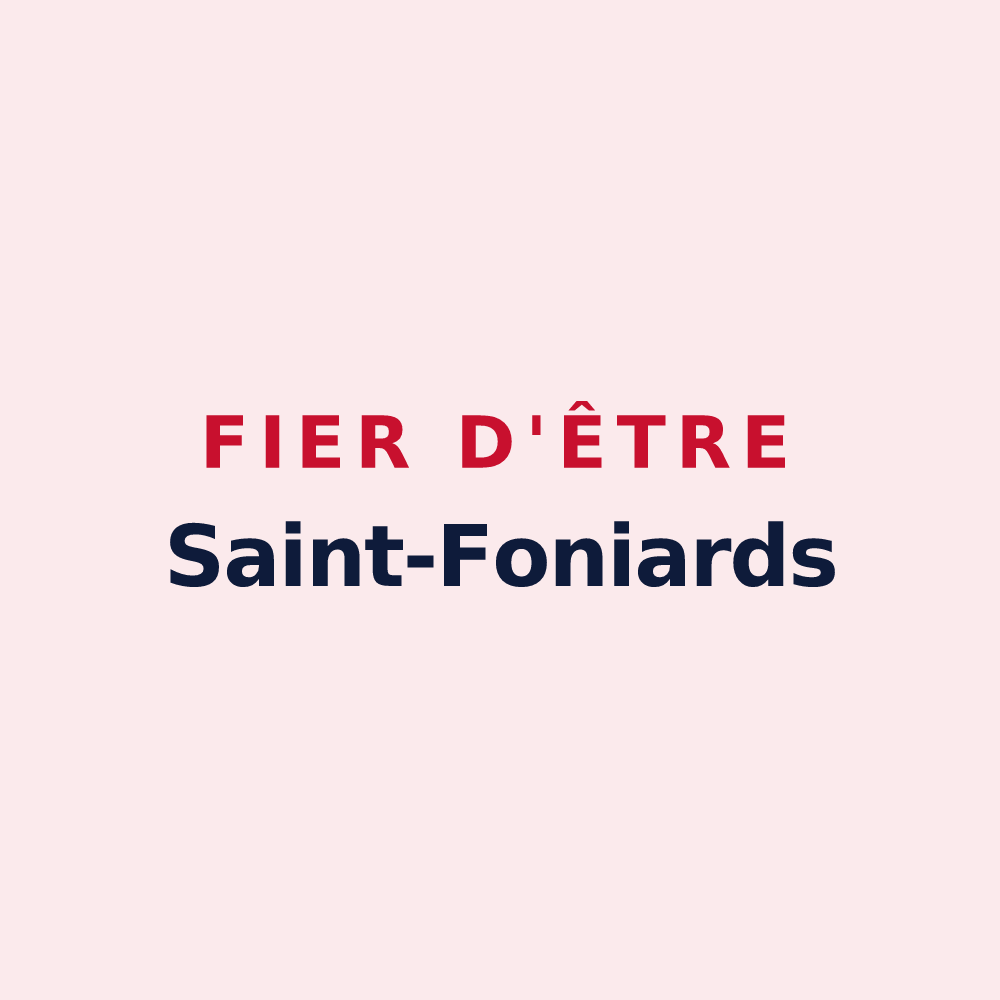 Magnet « Fier d'être Saint-Foniards » — design pour Saint-Fons