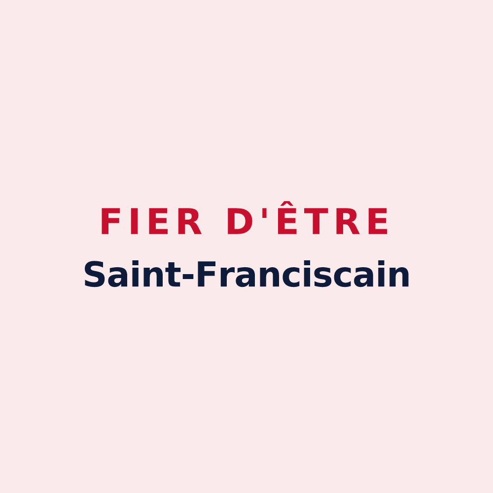 Magnet « Fier d'être Saint-Franciscain » — design pour Saint-François