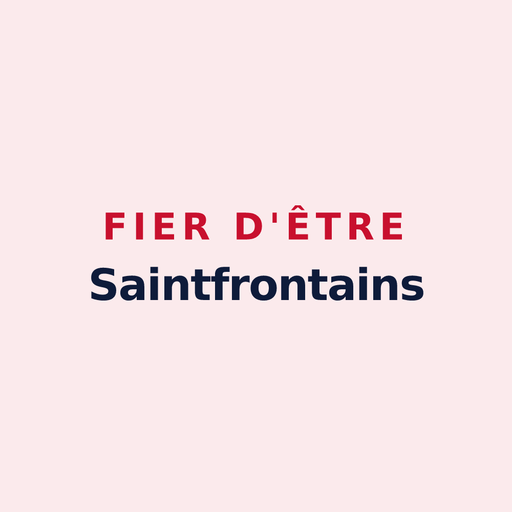 Magnet « Fier d'être Saintfrontains » — design pour Saint-Front