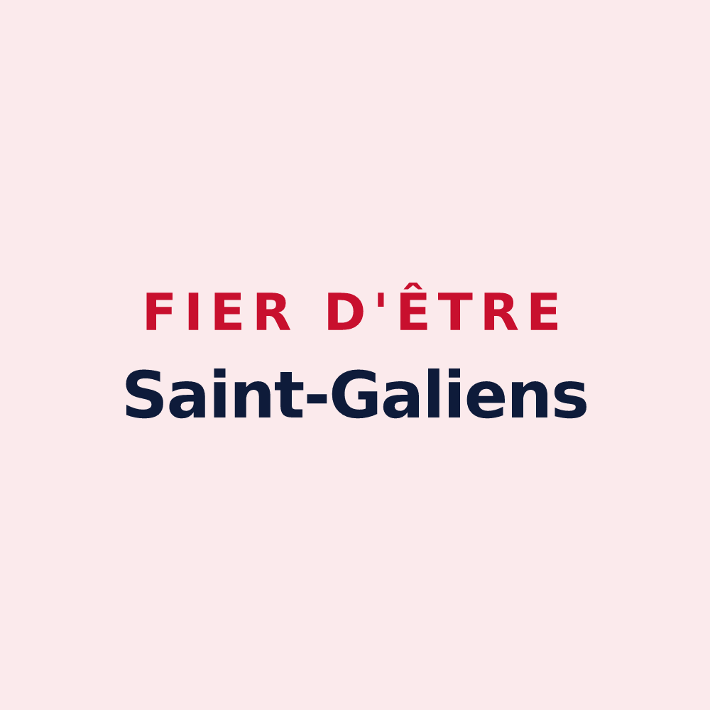 Magnet « Fier d'être Saint-Galiens » — design pour Saint-Gal