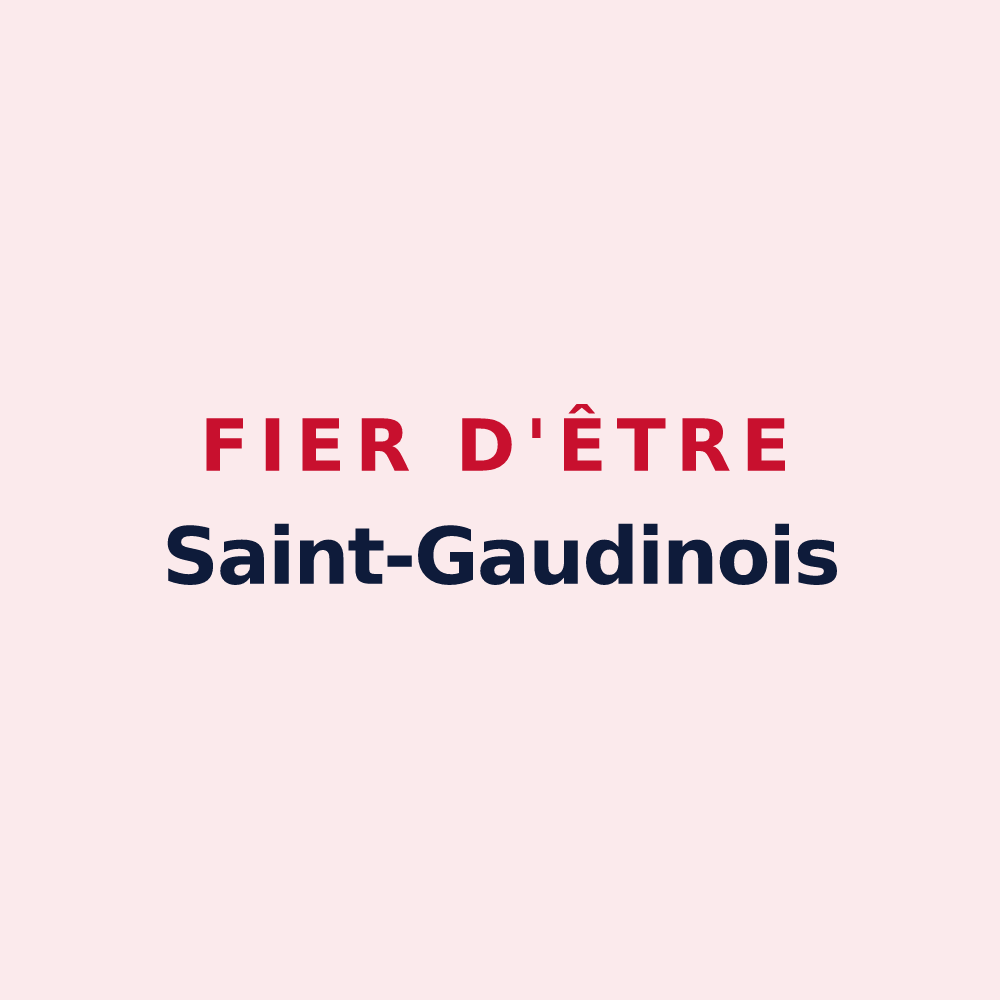 Magnet « Fier d'être Saint-Gaudinois » — design pour Saint-Gaudens