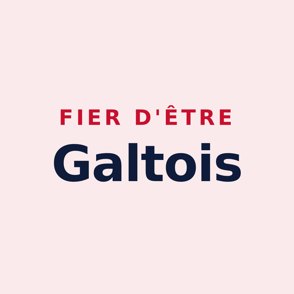 Magnet « Fier d'être Galtois » — design pour Saint-Gaultier