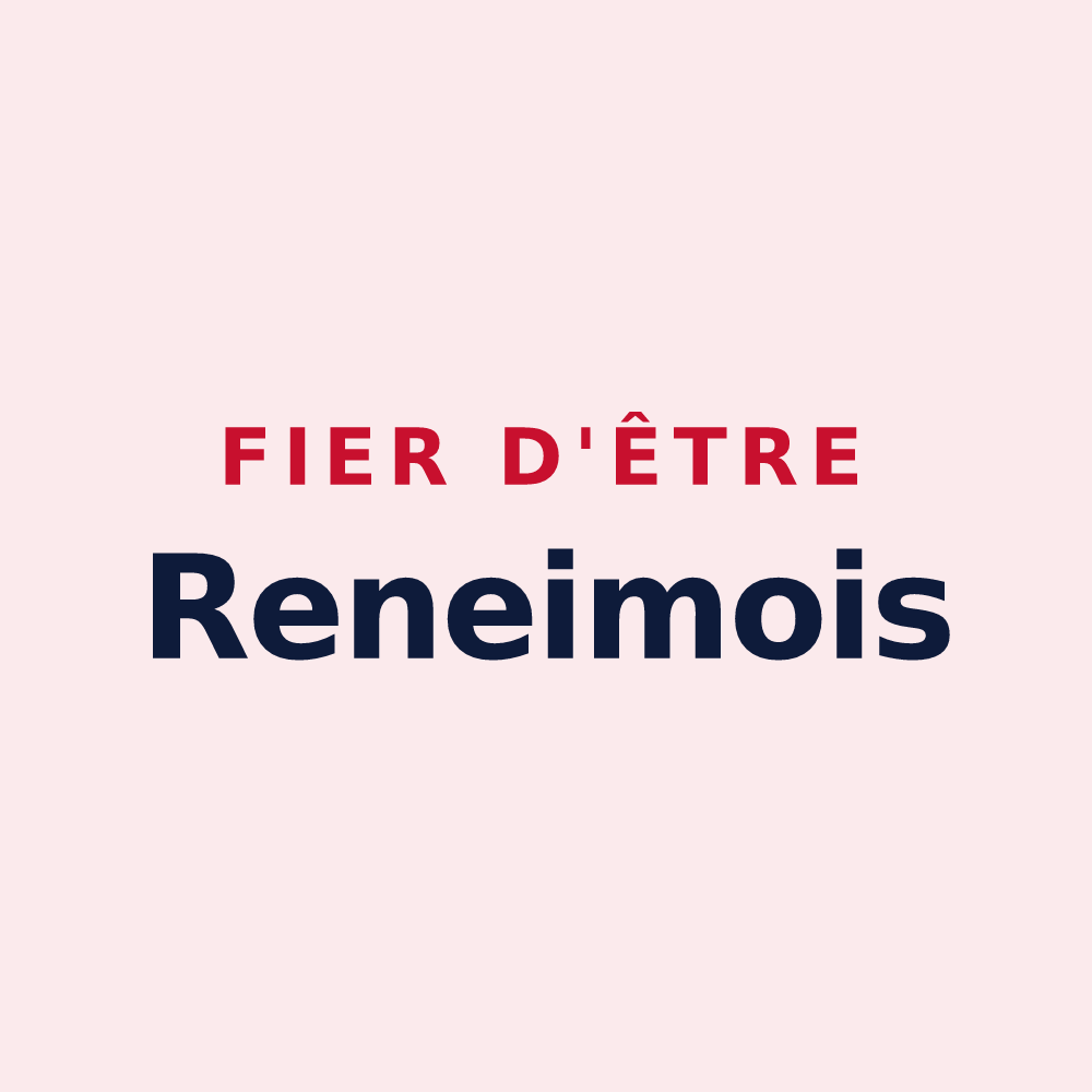 Magnet « Fier d'être Reneimois » — design pour Saint-Georges-de-Reneins