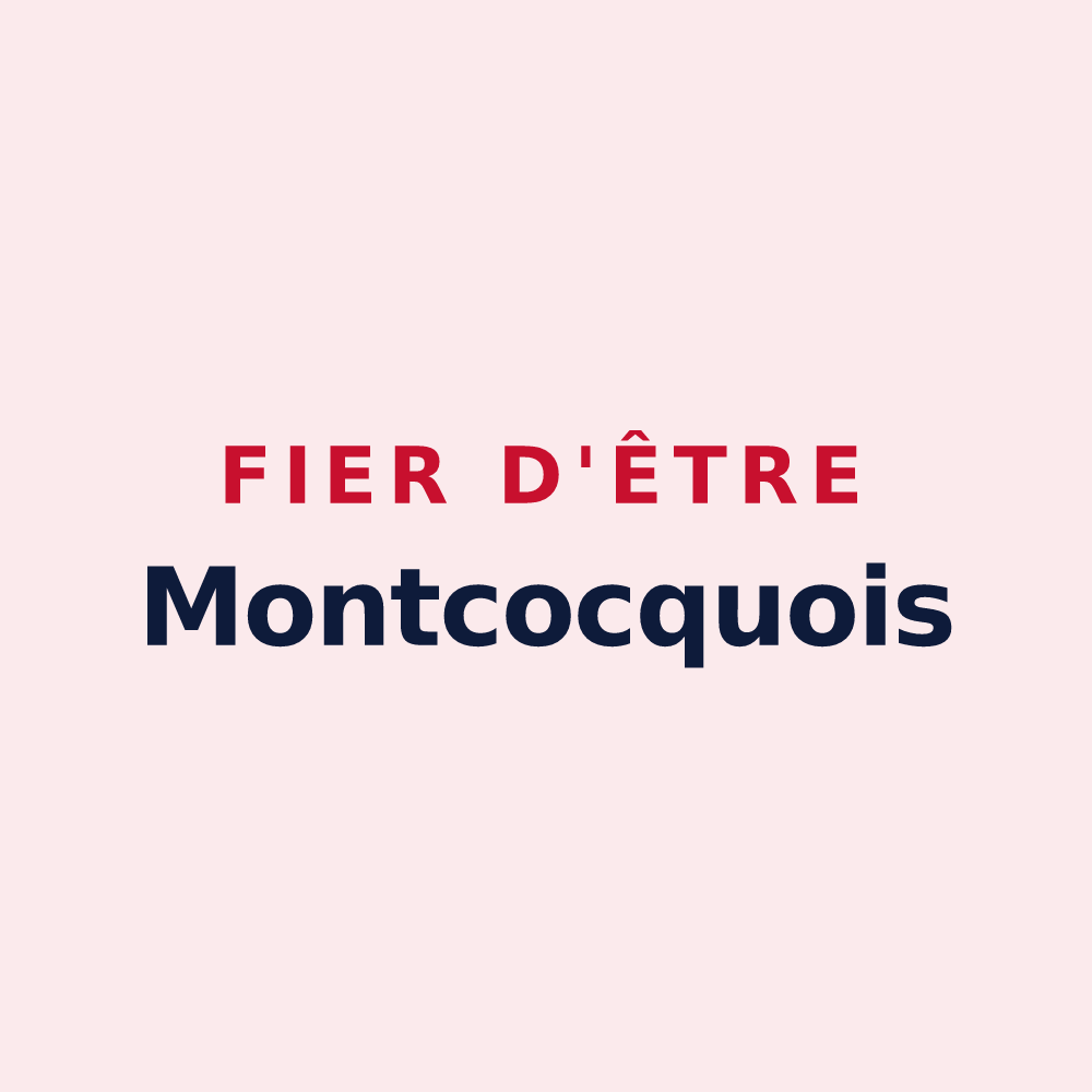 Magnet « Fier d'être Montcocquois » — design pour Saint-Georges-Montcocq