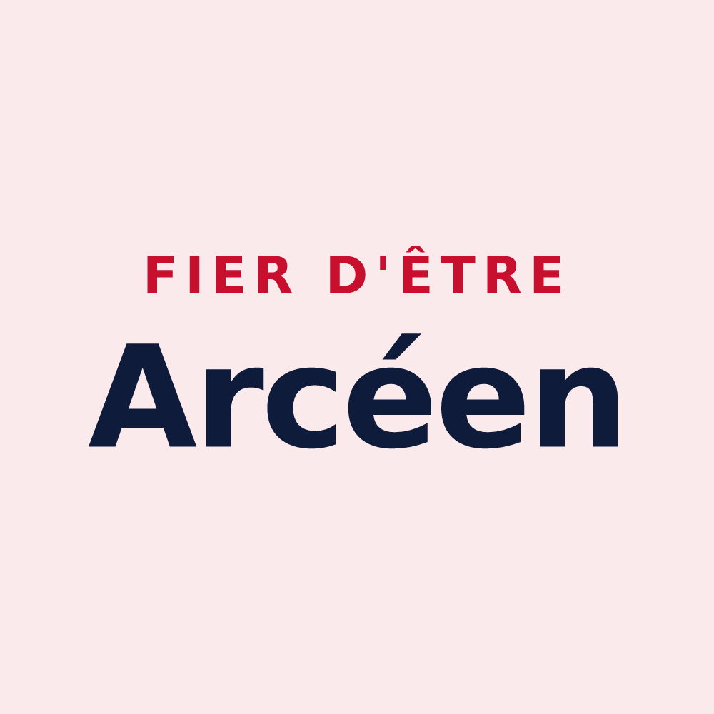 Magnet « Fier d'être Arcéen » — design pour Saint-Germain-d'Arcé