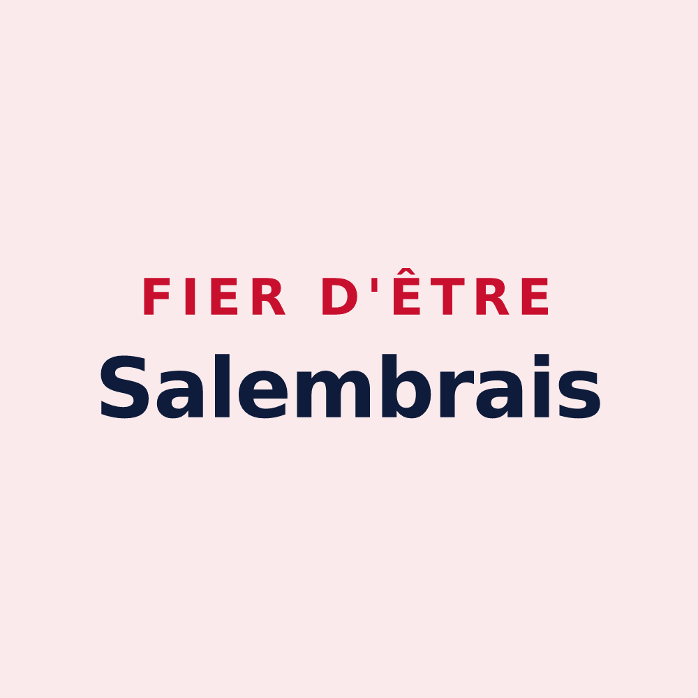 Magnet « Fier d'être Salembrais » — design pour Saint-Germain-du-Salembre