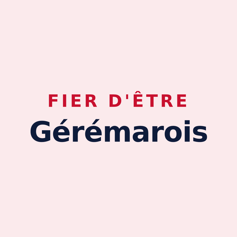 Magnet « Fier d'être Gérémarois » — design pour Saint-Germer-de-Fly