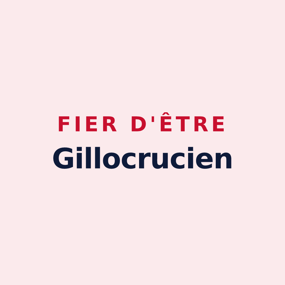 Magnet « Fier d'être Gillocrucien » — design pour Saint-Gilles-Croix-de-Vie