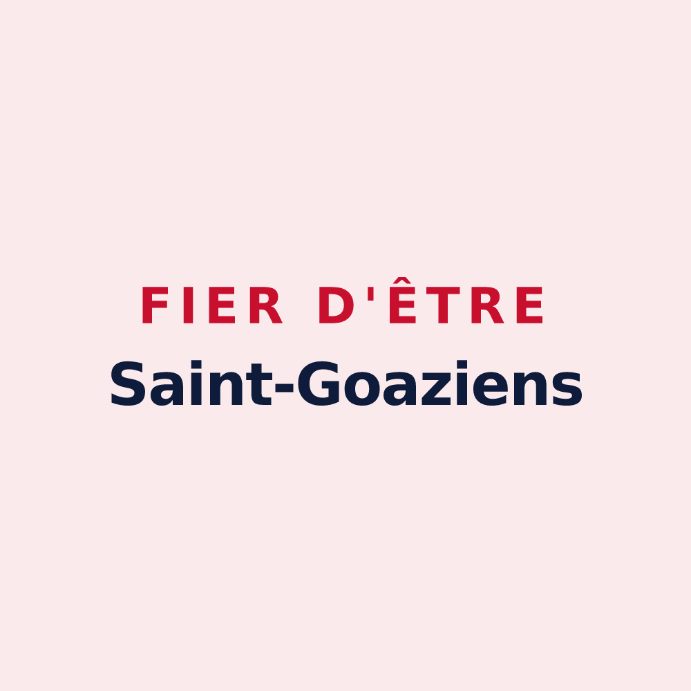Magnet « Fier d'être Saint-Goaziens » — design pour Saint-Goazec