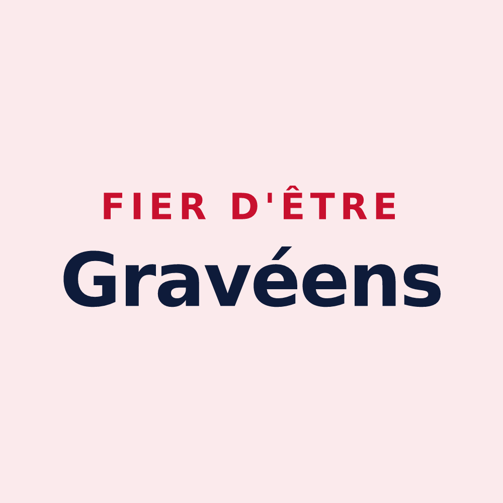 Magnet « Fier d'être Gravéens » — design pour Saint-Gravé