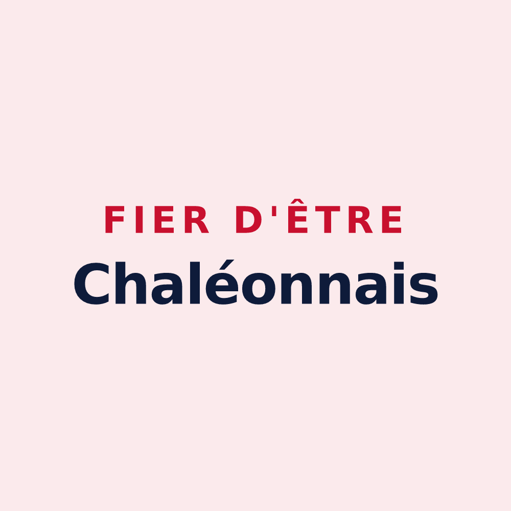 Magnet « Fier d'être Chaléonnais » — design pour Saint-Hilaire-de-Chaléons