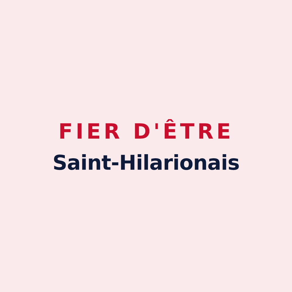 Magnet « Fier d'être Saint-Hilarionais » — design pour Saint-Hilarion