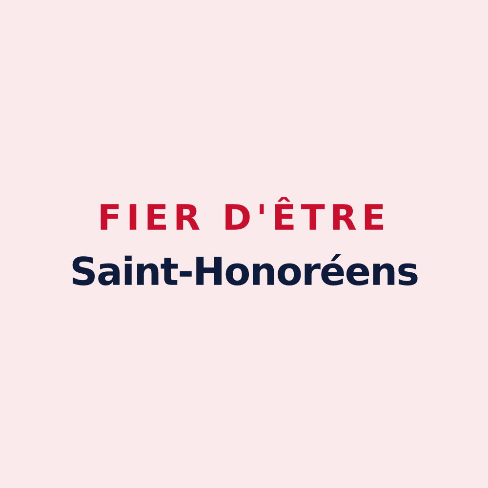 Magnet « Fier d'être Saint-Honoréens » — design pour Saint-Honoré-les-Bains