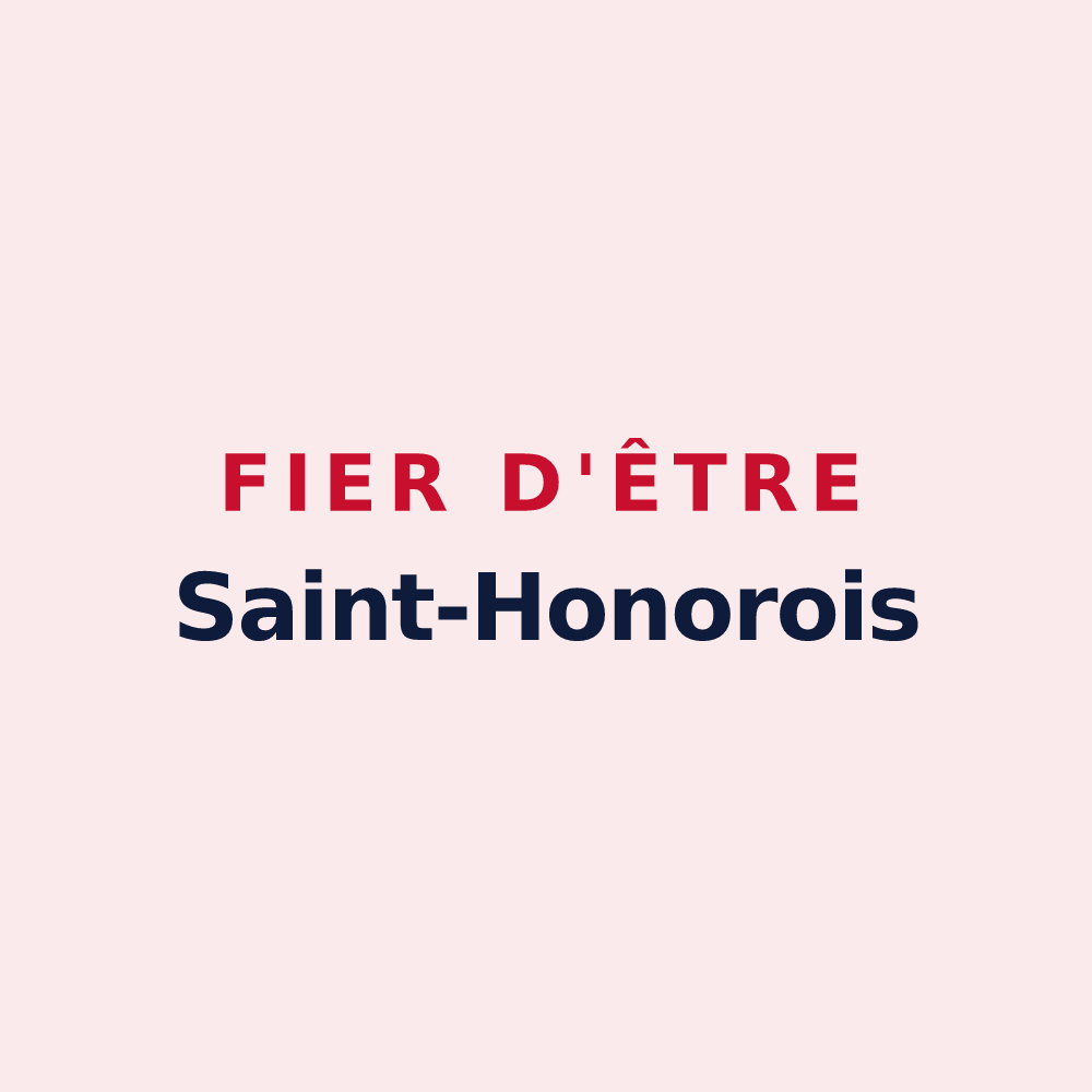 Magnet « Fier d'être Saint-Honorois » — design pour Saint-Honoré
