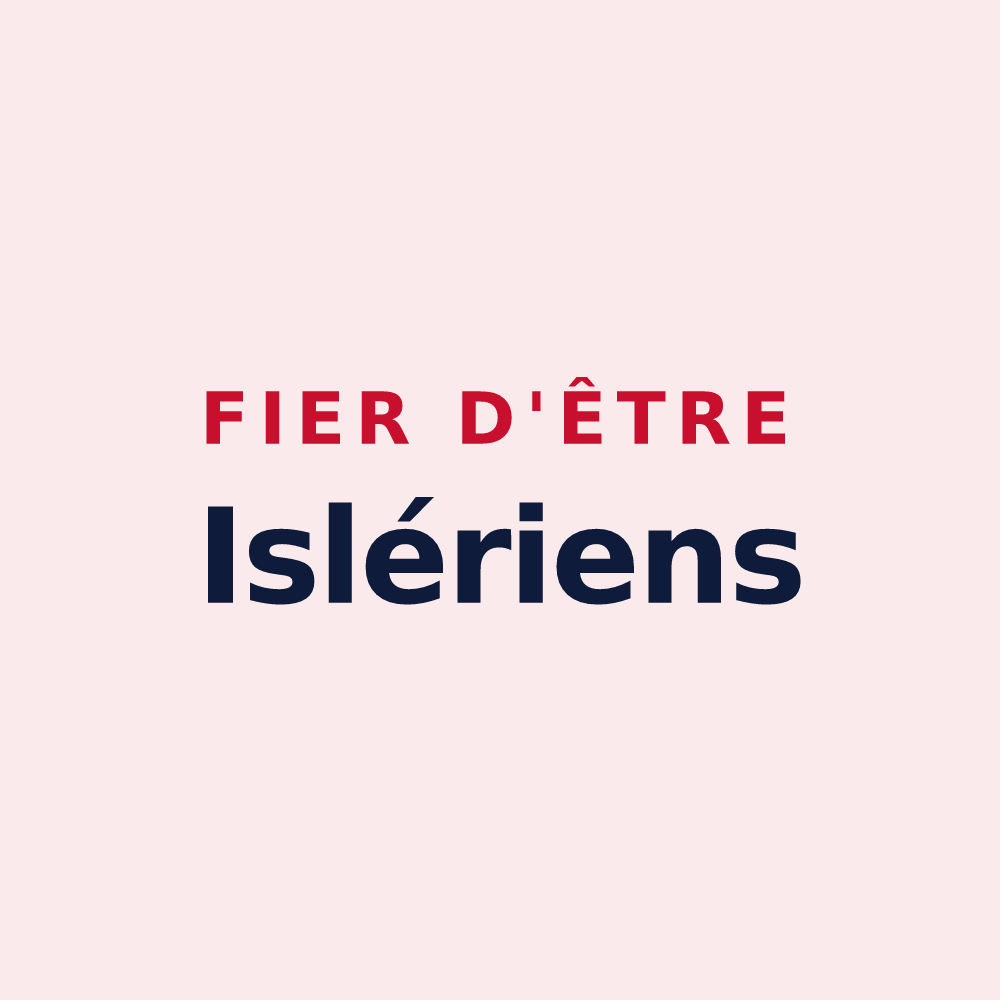 Magnet « Fier d'être Islériens » — design pour Saint-Illiers-la-Ville
