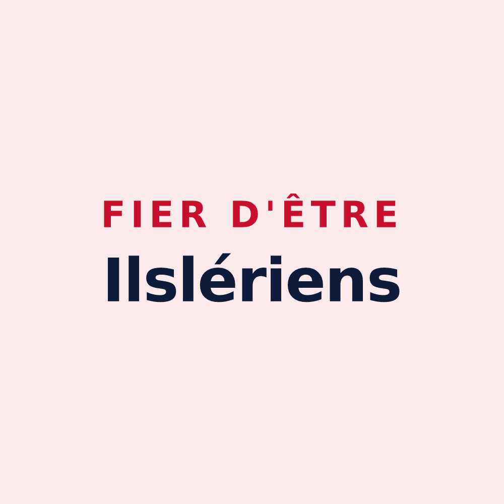 Magnet « Fier d'être Ilslériens » — design pour Saint-Illiers-le-Bois