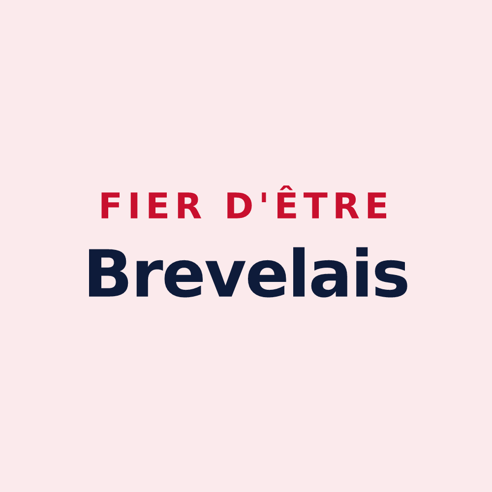 Magnet « Fier d'être Brevelais » — design pour Saint-Jean-Brévelay