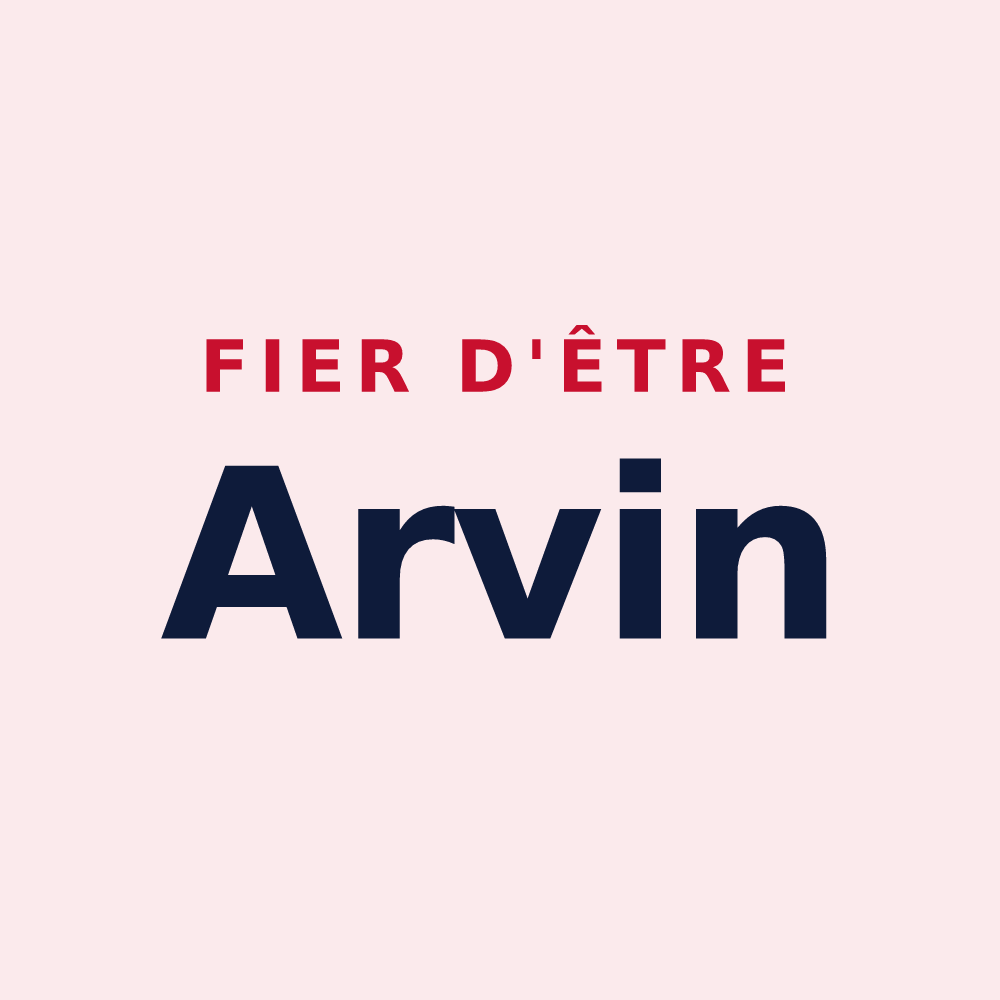 Magnet « Fier d'être Arvin » — design pour Saint-Jean-d'Arves