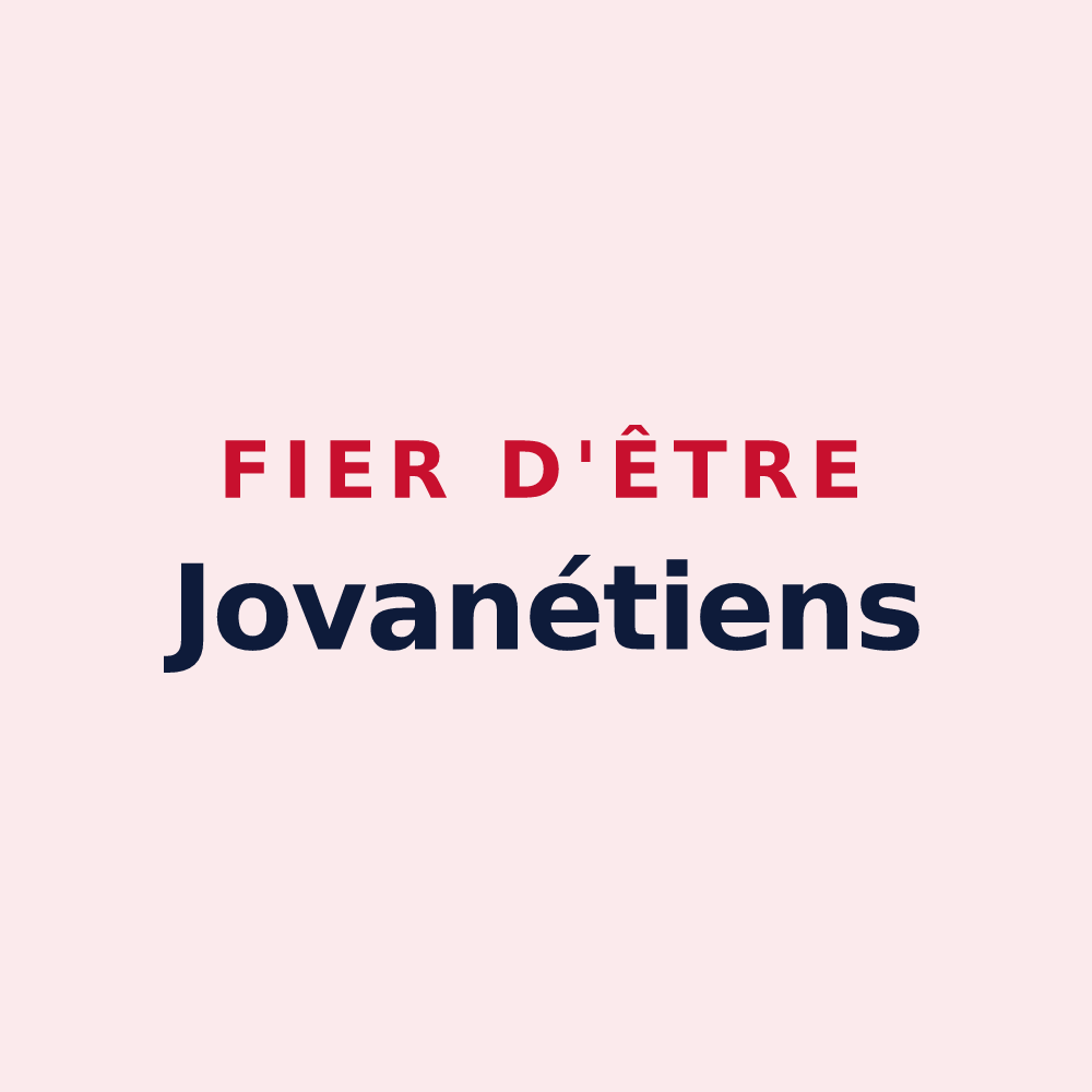 Magnet « Fier d'être Jovanétiens » — design pour Saint-Jean-d'Aulps