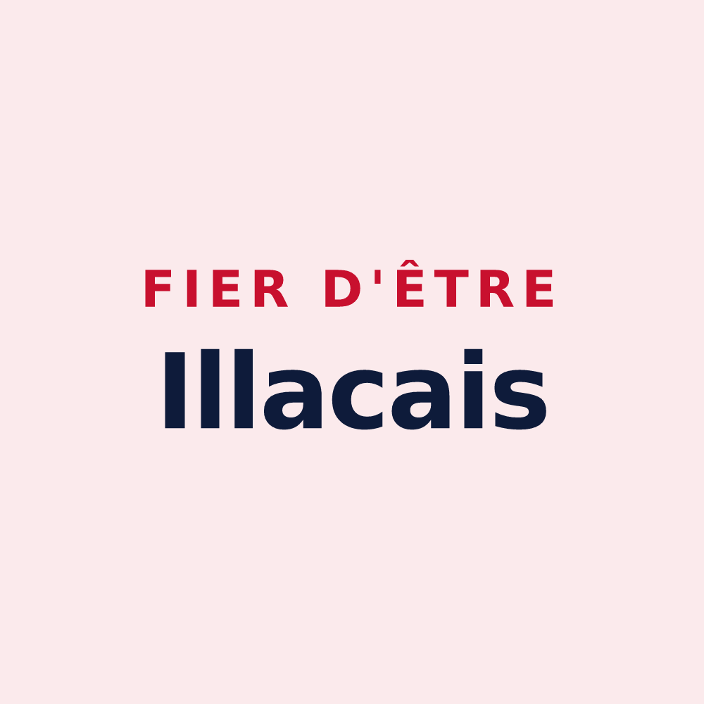 Magnet « Fier d'être Illacais » — design pour Saint-Jean-d'Illac