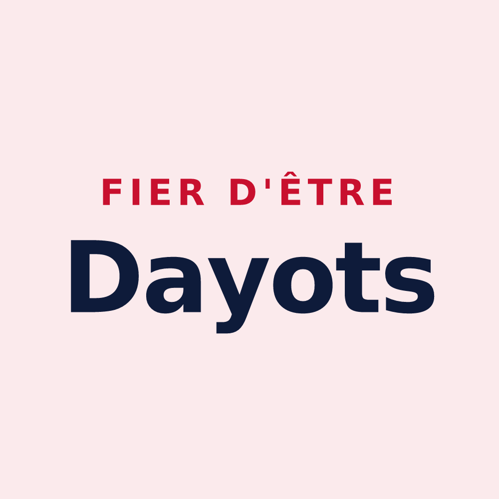 Magnet « Fier d'être Dayots » — design pour Saint-Jean-de-Daye