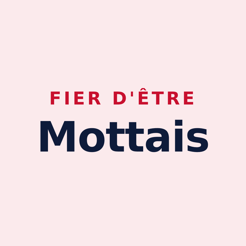 Magnet « Fier d'être Mottais » — design pour Saint-Jean-de-la-Motte