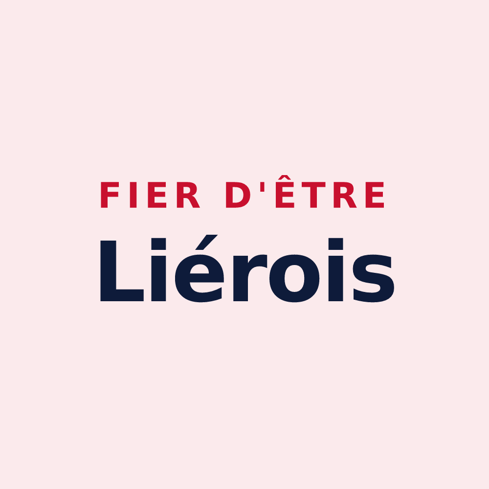 Magnet « Fier d'être Liérois » — design pour Saint-Jean-de-Lier