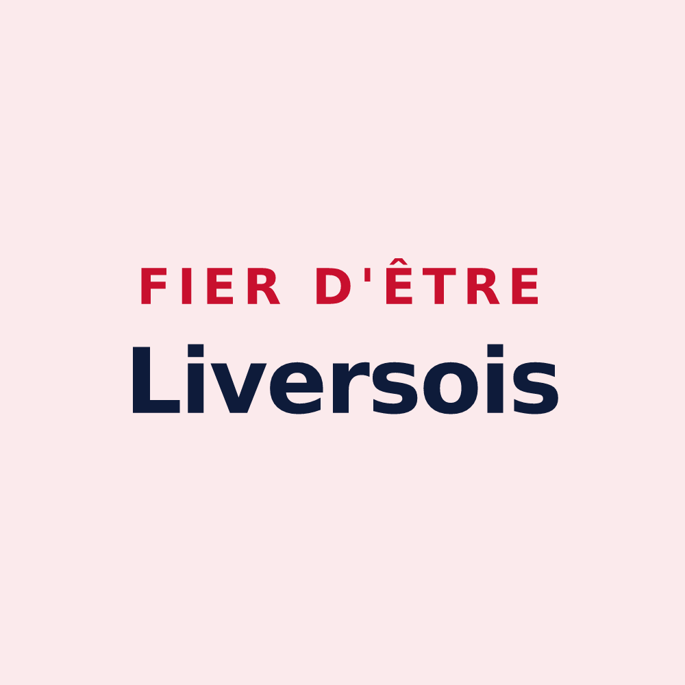 Magnet « Fier d'être Liversois » — design pour Saint-Jean-de-Liversay