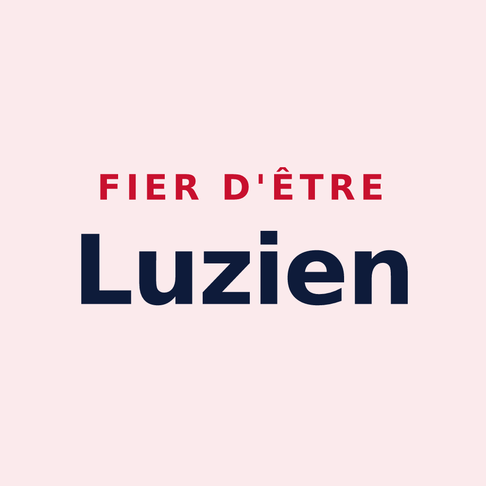 Magnet « Fier d'être Luzien » — design pour Saint-Jean-de-Luz