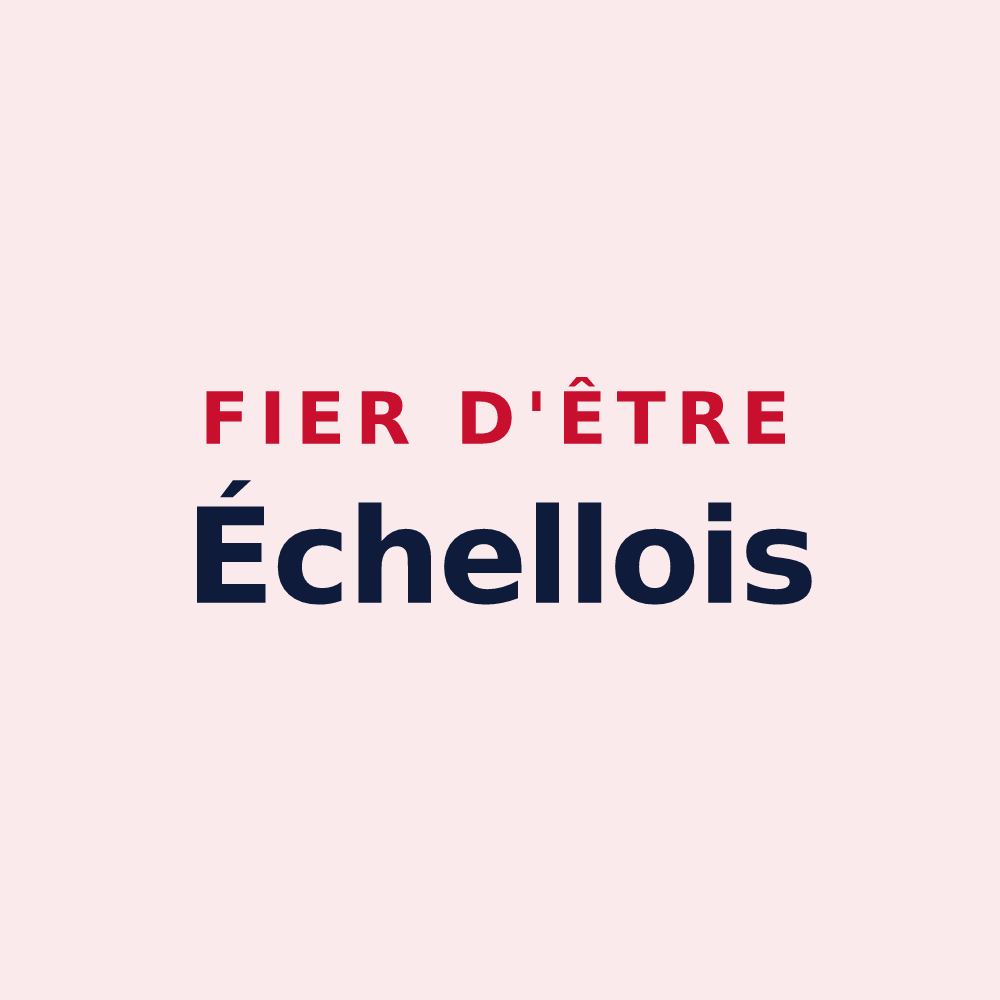 Magnet « Fier d'être Échellois » — design pour Saint-Jean-des-Échelles
