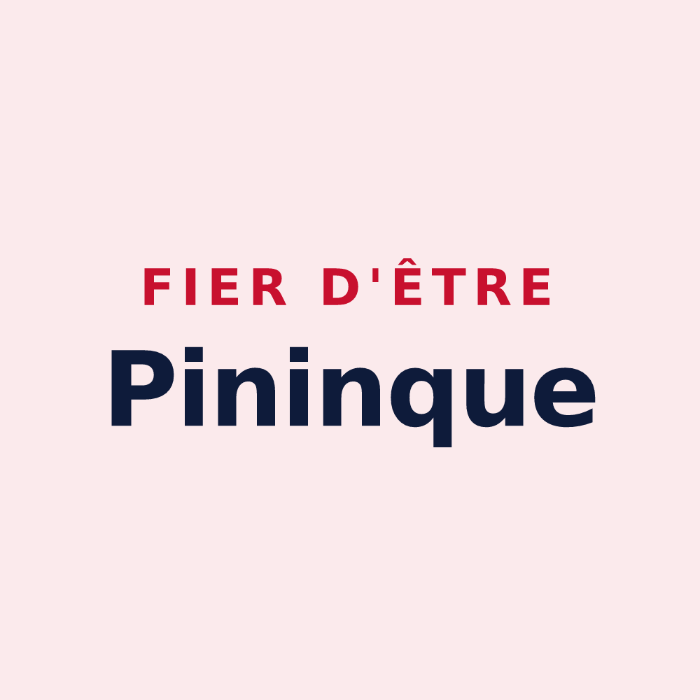 Magnet « Fier d'être Pininque » — design pour Saint-Jean-du-Pin
