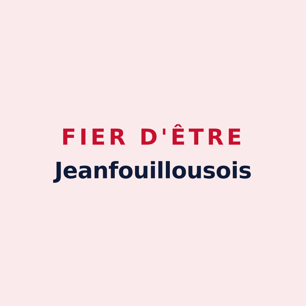 Magnet « Fier d'être Jeanfouillousois » — design pour Saint-Jean-la-Fouillouse