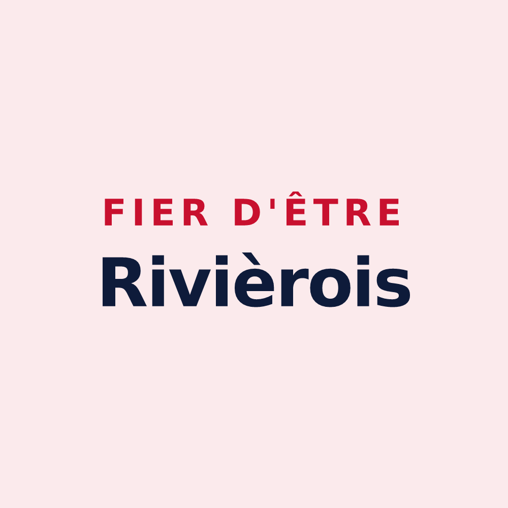Magnet « Fier d'être Rivièrois » — design pour Saint-Joseph-de-Rivière
