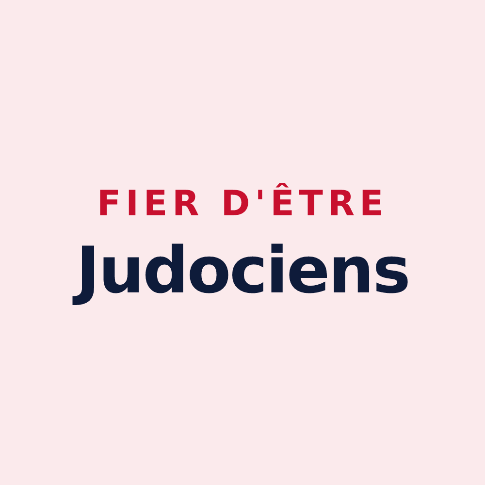 Magnet « Fier d'être Judociens » — design pour Saint-Josse