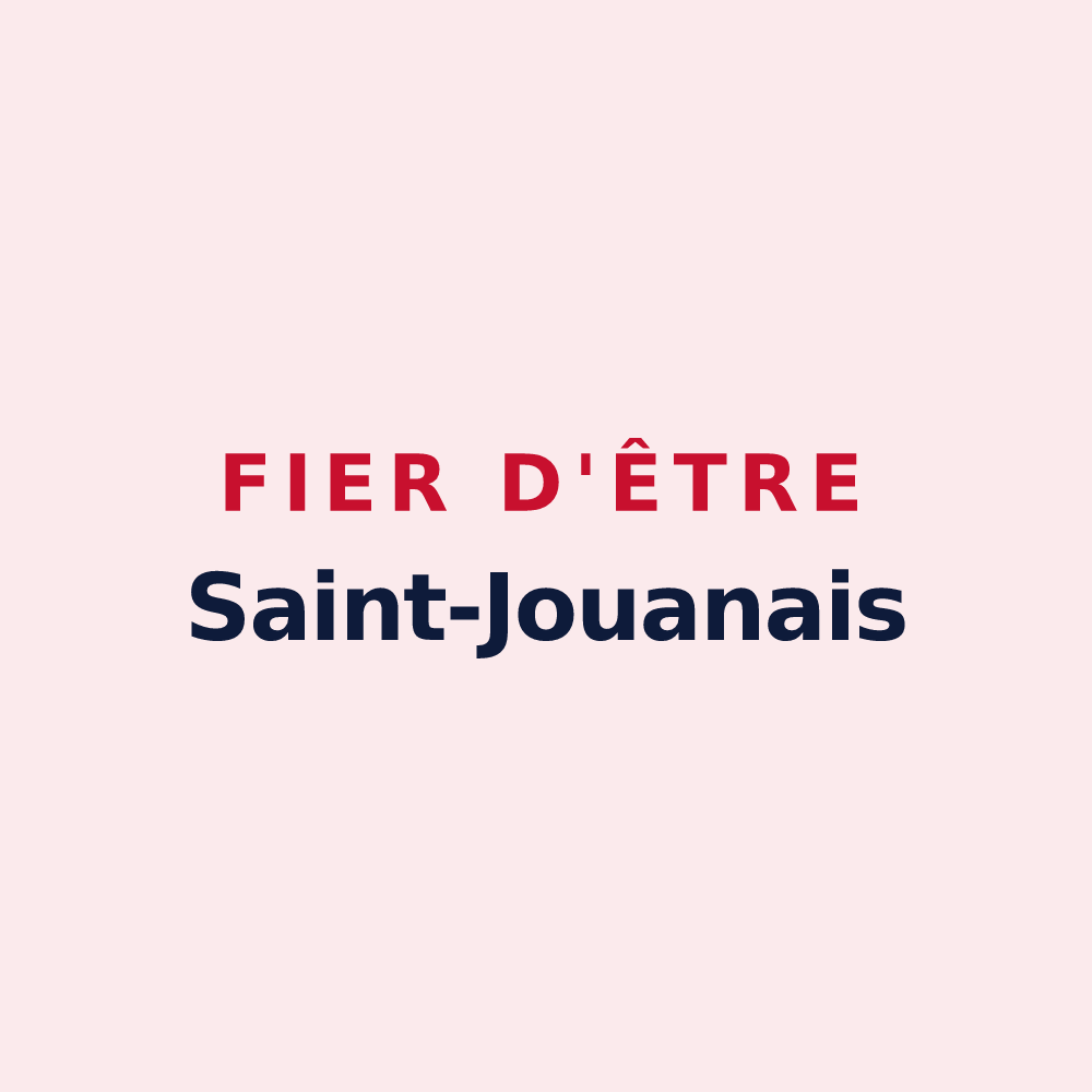 Magnet « Fier d'être Saint-Jouanais » — design pour Saint-Jouin