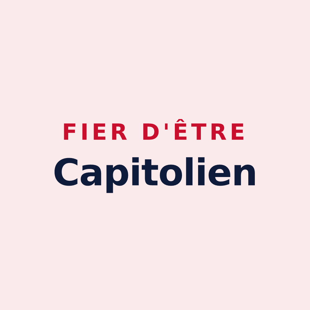Magnet « Fier d'être Capitolien » — design pour Saint-Julien-Chapteuil