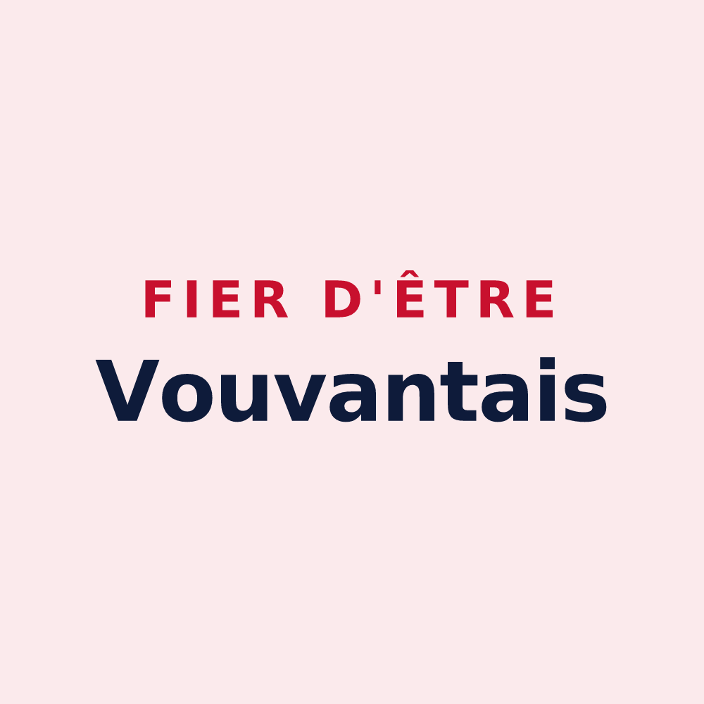 Magnet « Fier d'être Vouvantais » — design pour Saint-Julien-de-Vouvantes