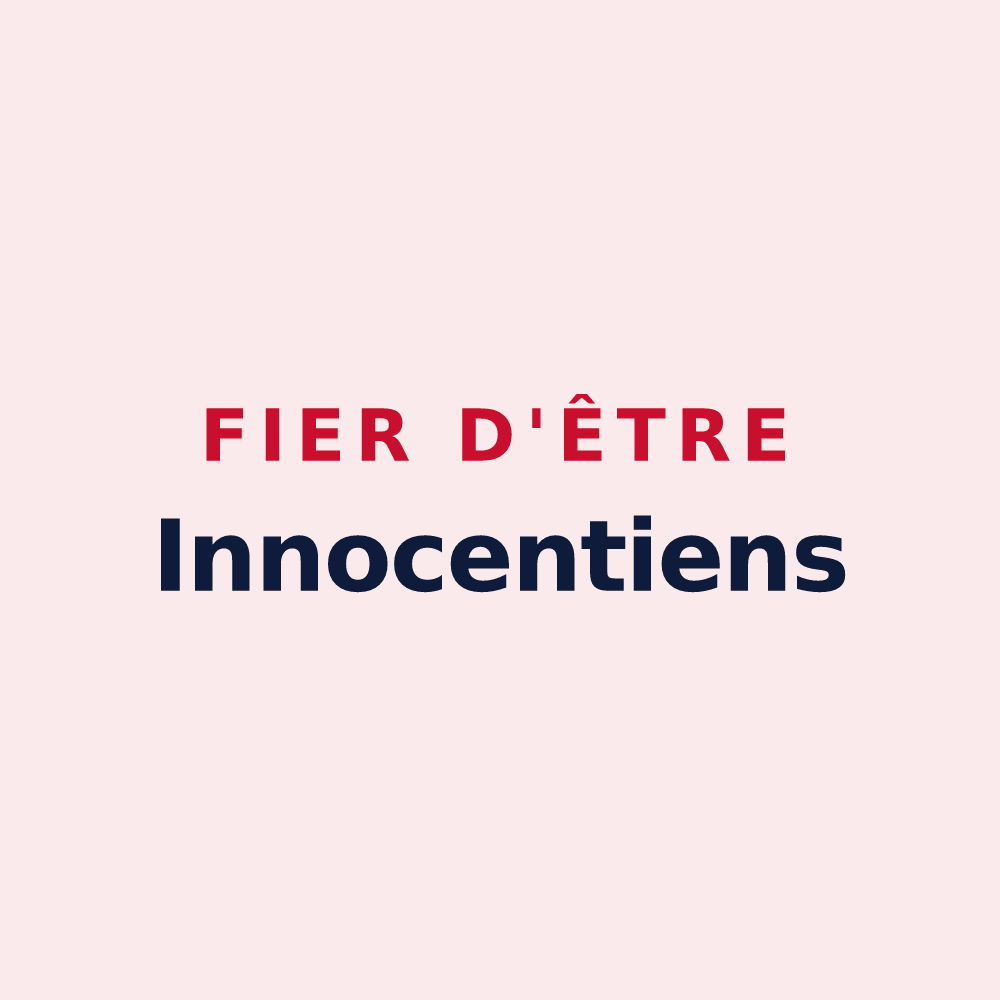 Magnet « Fier d'être Innocentiens » — design pour Saint-Julien-Innocence-Eulalie