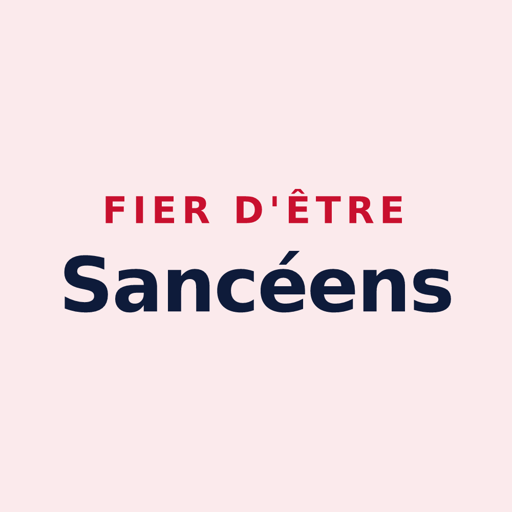 Magnet « Fier d'être Sancéens » — design pour Saint-Julien-les-Villas