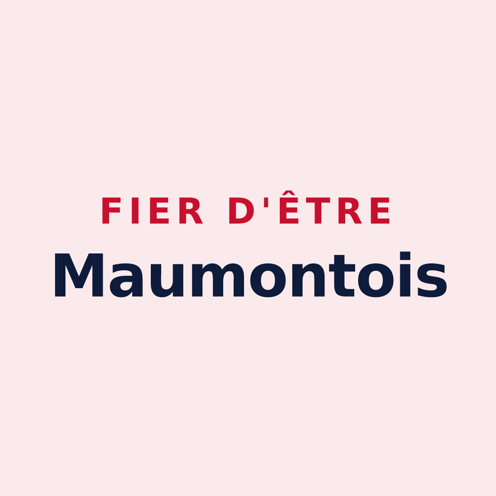 Magnet « Fier d'être Maumontois » — design pour Saint-Julien-Maumont