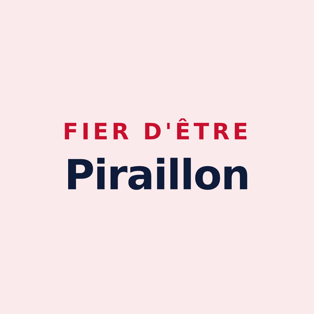 Magnet « Fier d'être Piraillon » — design pour Saint-Julien-Molin-Molette