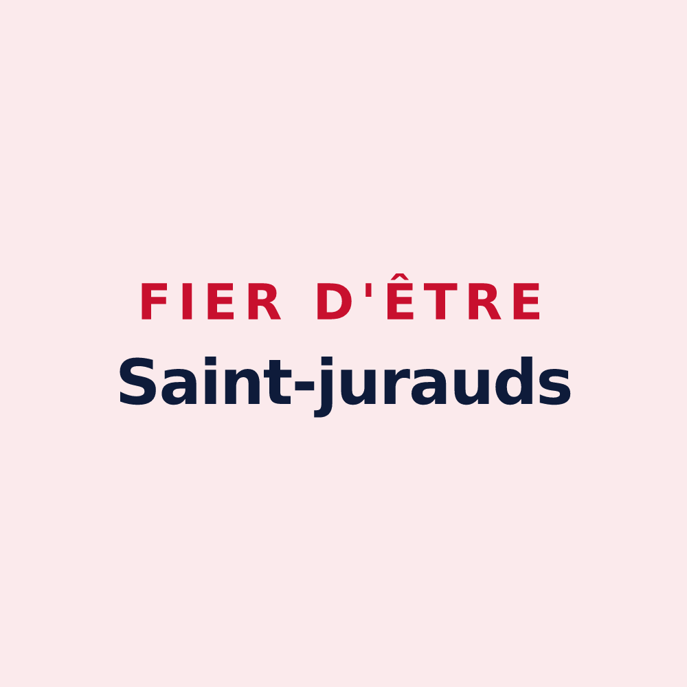 Magnet « Fier d'être Saint-jurauds » — design pour Saint-Just-en-Chevalet
