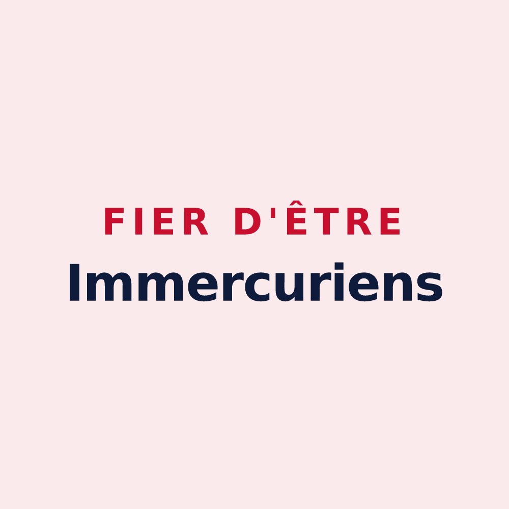 Magnet « Fier d'être Immercuriens » — design pour Saint-Laurent-Blangy