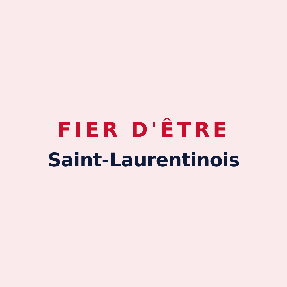 Magnet « Fier d'être Saint-Laurentinois » — design pour Saint-Laurent-en-Royans