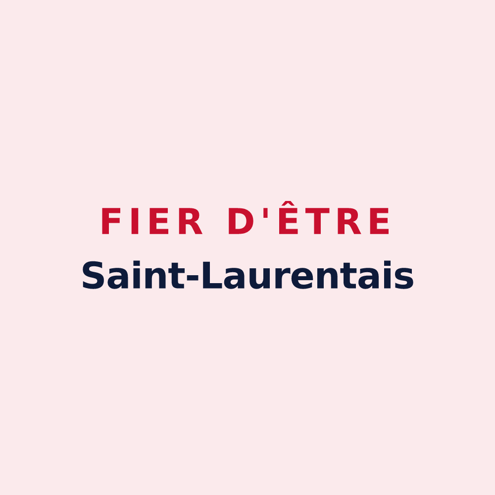Magnet « Fier d'être Saint-Laurentais » — design pour Saint-Laurent-sur-Mer
