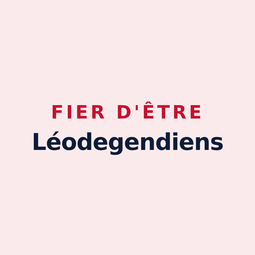 Magnet « Fier d'être Léodegendiens » — design pour Saint-Léger