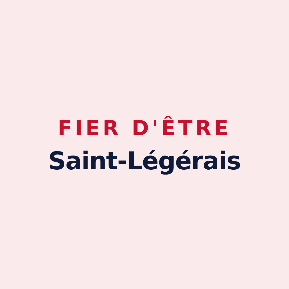 Magnet « Fier d'être Saint-Légérais » — design pour Saint-Léger-de-Peyre