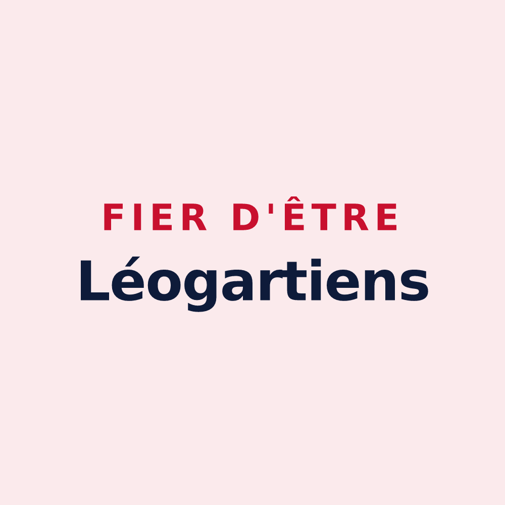 Magnet « Fier d'être Léogartiens » — design pour Saint-Léger-des-Vignes