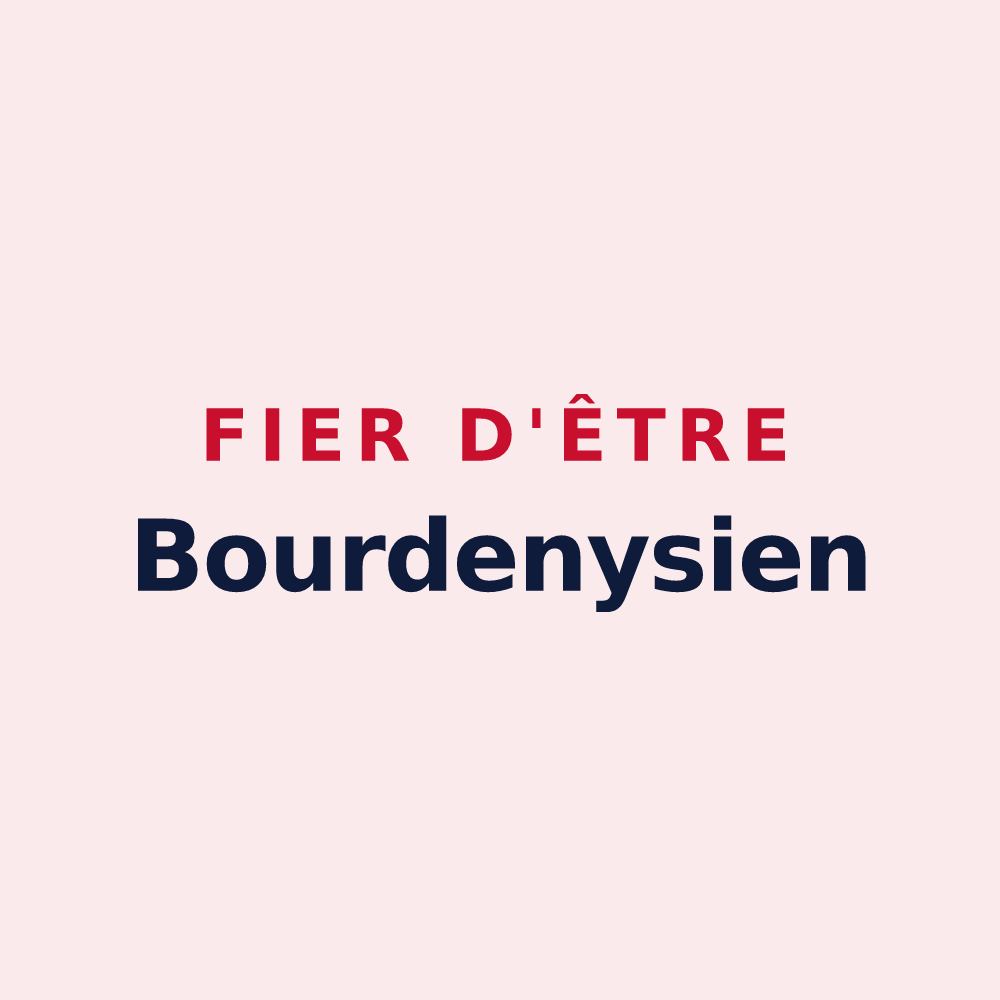 Magnet « Fier d'être Bourdenysien » — design pour Saint-Léger-du-Bourg-Denis