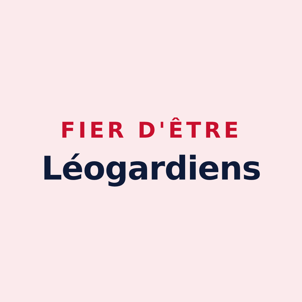 Magnet « Fier d'être Léogardiens » — design pour Saint-Léger-du-Gennetey